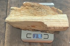 Exceptional Premium Pure Hot Lasting Fatwood Log 1lb 7oz Sticky All Natural Safe