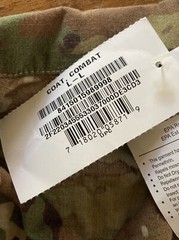 NWT PERIMETER INSECT GUARD CAMOFLAUGE MILITARY COMBAT COAT LARGE LONG