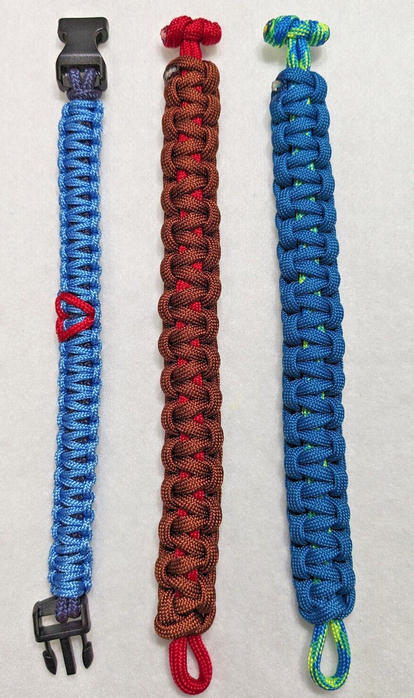 Paracord Bracelets Choose Your Favorite(s) Fits 7 1/2 in. Wrist