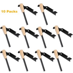 Fire Starter and Steel Ferro Rods Magnesium Fire Starter Kit for Camping/Hiking