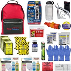 Ready America 72 Hour Deluxe Emergency Kit, 2-Person 3-Day Backpack, First Aid K
