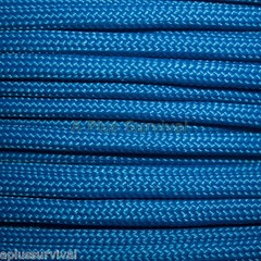 Electric Blue Paracord 100 Foot 550 lb Bracelet Camping Survival Kit Rope