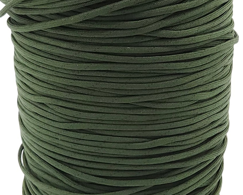 550 Paracord Parachute Cord Military MIL-C-5040 Camo Green Nylon 100 Feet