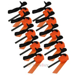 20PCS Flint Steel Magnesium Striker Ferro Rod Survival Fire Starter Camping USA