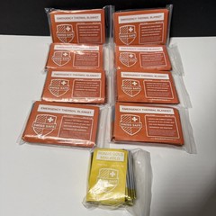 Swiss Safe Emergency Thermal Blanket 52″ x 82″ – 9 Pack