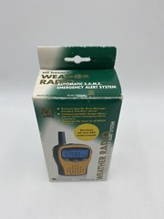 Oregon Scientific All Hazards Weather Radio Model WR102N Yellow. D2