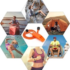 Whistle, Super Loud Emergency Whistle With Lanyard, Ideal For Boating, Swimming