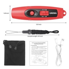 Electronic Whistle with USB Charging 3 Tone & 3 High Volume Hand Emergency Wh…