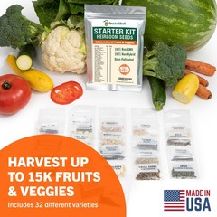 15,000 Heirloom Seeds Non GMO Vegetable and Fruit Seeds for Planting Outdoor …