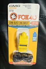 (2 pack) Fox 40 Sonik Blast CMG 3-Chamber Pealess Whistle + Lanyard Mix n Match