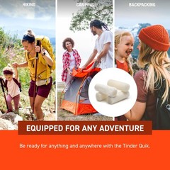 S.O.L. Survive Outdoors Longer Tinder-Quik Fire Starter 12 Count (Pack of 4)
