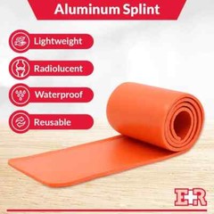 Ever Ready First Aid Universal Aluminum Splint Orange – 36″ Rolled