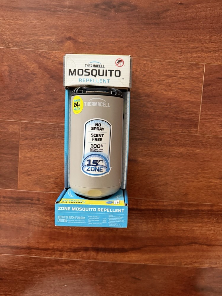 Thermacell Mosquito Repellent BONUS 24 HOUR PACK 15 ft Zone No Spray Scent Free