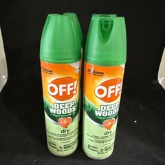 4-PACK OFF! Deep Woods Insect Repellent VIII Dry, 4 fl oz