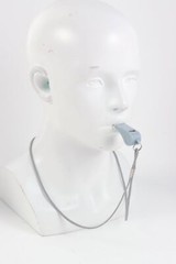 2 Pcs Plastic Whistle with Lanyard for Coaches Referees Officials Sports