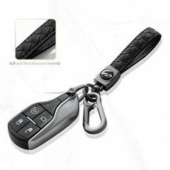 Carabiner Keychain, Universal Heavy Duty Woven Handmade Leather Key Chain, Ca…