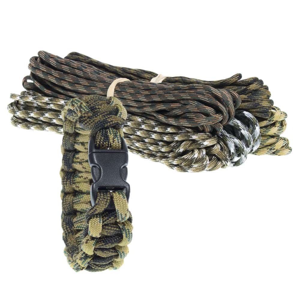 Paracord Bracelet Kit  5 Hanks of 25 Feet of 550 Paracord 125 Feet Total