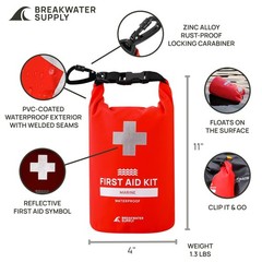 Breakwater Supply™ Waterproof Marine First Aid Kit Boat Safety Tool Kit, 100