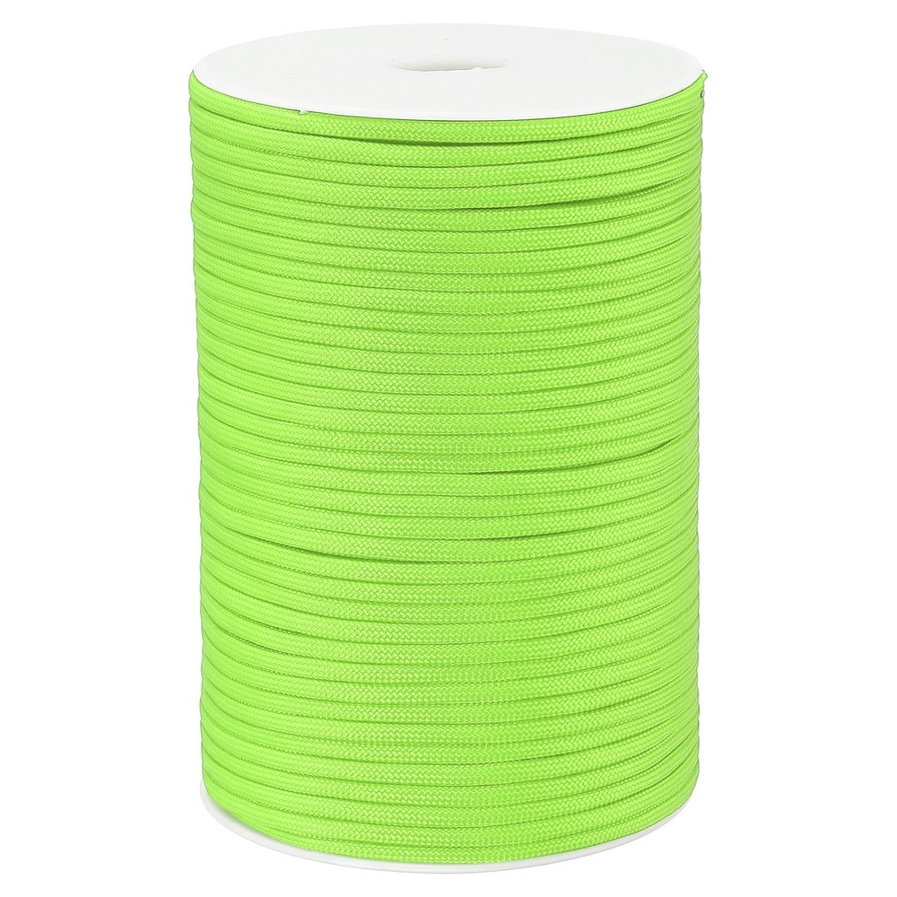328FT 550 Paracord, 4mm 7 Strand Parachutes Cord Spool, Fluorescent Green