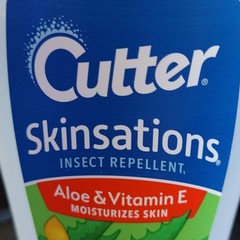 2 Pk Cutter Skinsations Insect Repellent Aloe & Vitamin E Clean Fresh Scent 6 oz