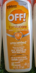 3 x OFF FamilyCare Insect & Mosquito Repellent Spritz Unscented Bug spray 6 OZ