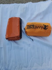 NEW Survival Frog Tact Bivvy Emergency Sleeping Bag Lightweight Orange Bivy Sack
