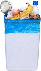 Trash Can Rubber Bands Set of 3, Black, Blue, Grey, Fits 13 to 30 Multi