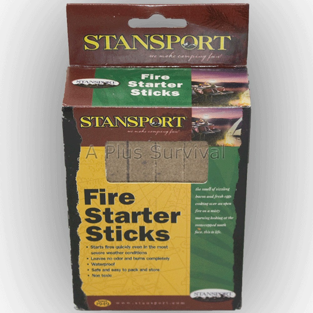 12 Pack of Waterproof Fire Starter Sticks Camping Survival Emergency Kits