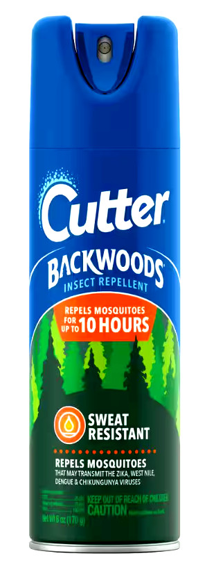Cutter Backwoods Insect Repellent, Repells Mosquitoes Up To 10 Hours – 6 oz.