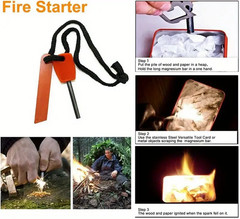 8 Piece Wilderness Survival Kit – Self-Rescue Tools