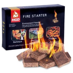 Fire Starter, Mini Natural Fire Starters for Campfires, BBQ Grill, Charcoal C…
