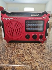 Red Kaito KA500 Voyager Solar Crank Battery Survival Radio AM FM Shortwave NEW
