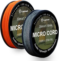 Micro Paracord, 1.18Mm X 100Ft Thin Mini Utility Braided Small Paracord for Craf