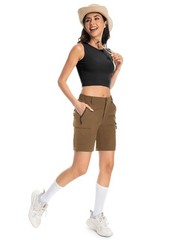 Wespornow Women’s-Hiking-Pants Small, Brown