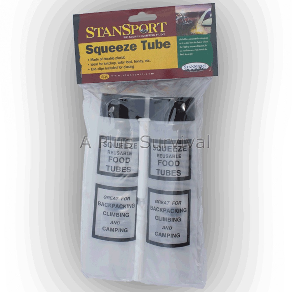 2 Pack of Food Squeeze Tubes – Great for Camping Hiking
