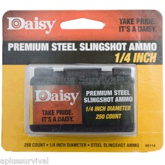 Slingshot Hunting Ammo 1/4″ Steel Ball – 250 Shot