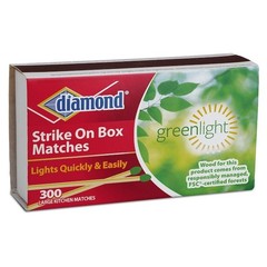 Diamond Greenlight 300-Ct. Strike-On-Box 0.156 Pound(s) Matches