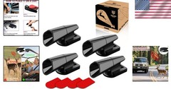 Auto-Activating Deer Whistles – 6 Count, Removable & Washable for All Vehicles