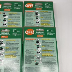 OFF! Mosquito Coil Refills -Country Fresh Scent – 36 Refills- New