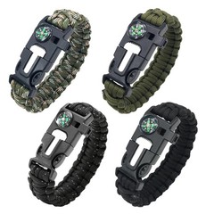 Survival Bracelet, Multifunctional Survival Bracelet, Buckle, Compass, Rescue…