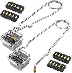 Single Flint Striker Spark Lighter, 2PCS Flint Torch Igniter with 20 Extra Flint
