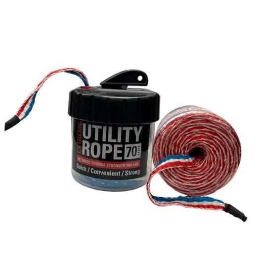 Rapid Rope Canister Tactical Paracord, 1100lb Test, USA Made | 70ft Patriot