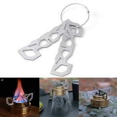 Convenient Stainless Steel Bracket Pot Burner Stand for Outdoor Adventure
