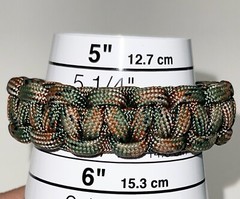 Paracord Bracelet Muti Color Camouflage Tactical Buckle Armor Hand Made Small