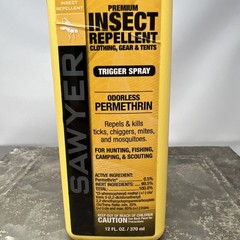 Sawyer Brand New Permethrin Premium Insect Repellent 12 Oz Spray for gear