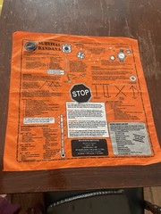Survival Bandana Orange Novelty Department Of Natural Resources