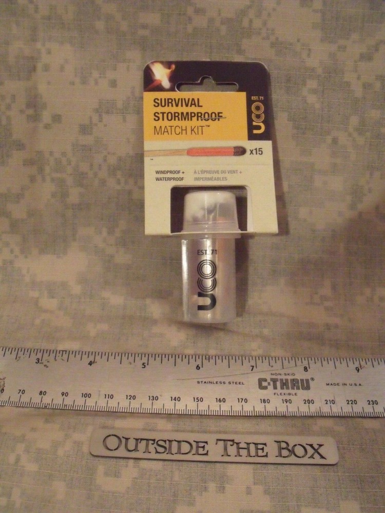 Emergency/Survival: UCO Survival Stormproof Match Kit w/Tinder and Case