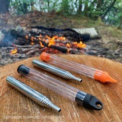 Telescopic Stainless Steel Pocket Bellows | Survival Bushcraft EDC Fire Lighting