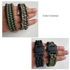 Parachute Cord Bracelets Trilobite Weaved Paracord Bracelet with Army Green