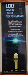 ACR RESQFLARE BUOYANT ELECTRONIC FLARE W/DAYTIME SIGNAL FLAG »BRAND NEW»